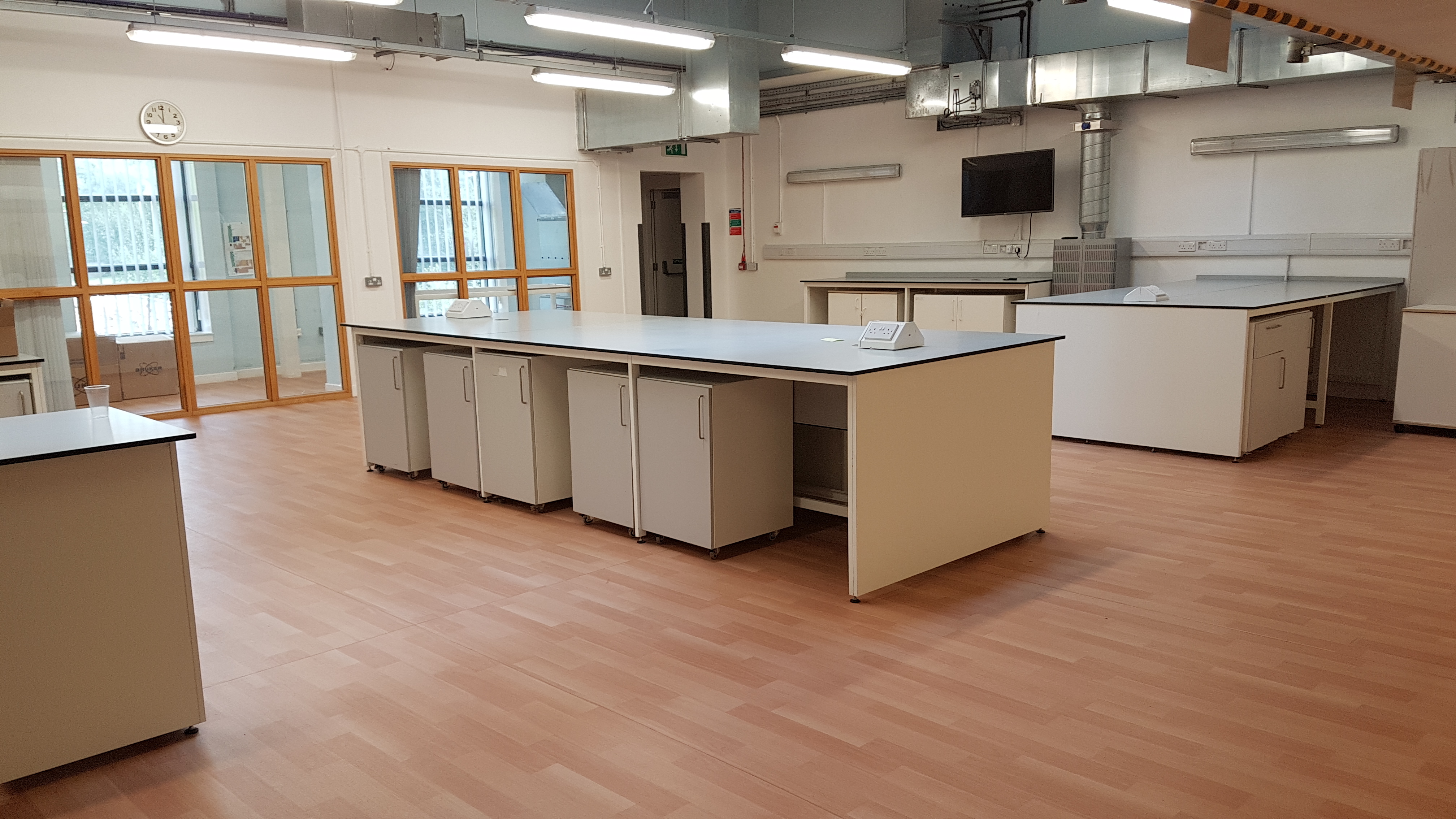 Image of the soon-to-be new ACG laboratory, taken during refurbishment work in August 2017