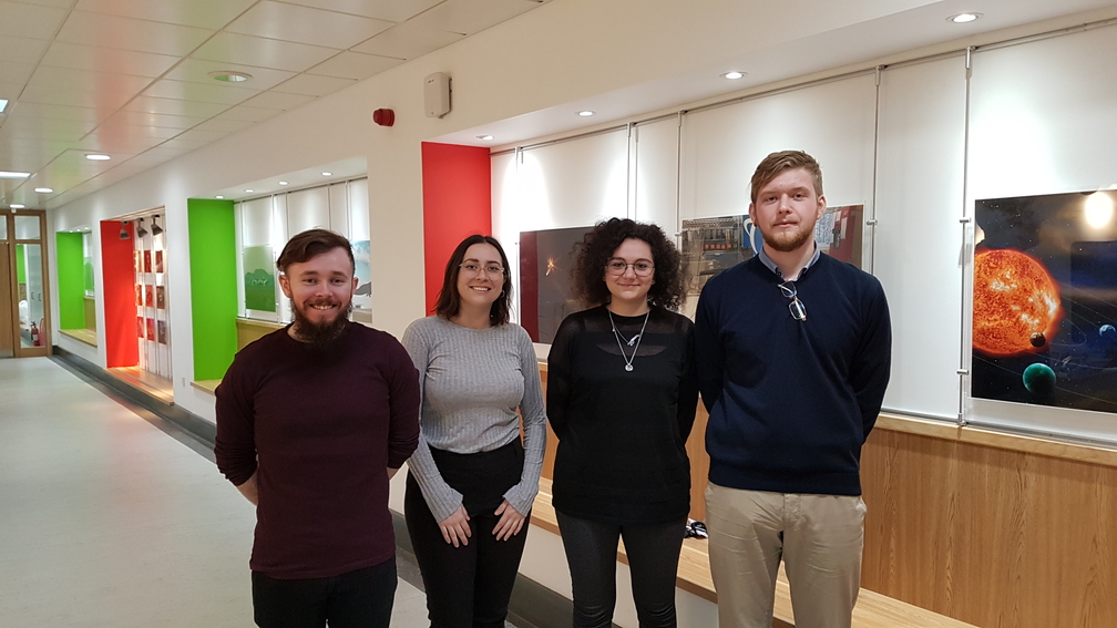 Group photo of the PhD students who joined the ACG in autumn 2017