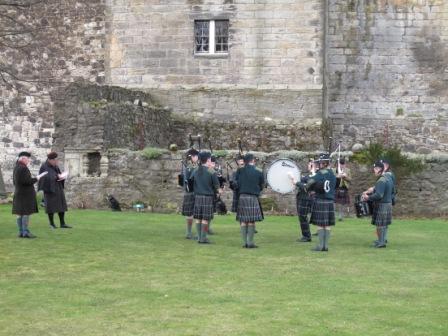 The Pipers' Trail and Cathedral Service celebrate the Centenary of the Territorial Army, Reserve Forces and Cadets.