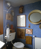 Bathroom in George Wyllie’s house in Greenock