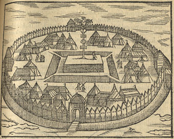 Castrametatio Galbæ. Roman army camp.