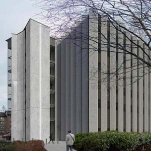 Renovated Wolfson Building, outdoor view