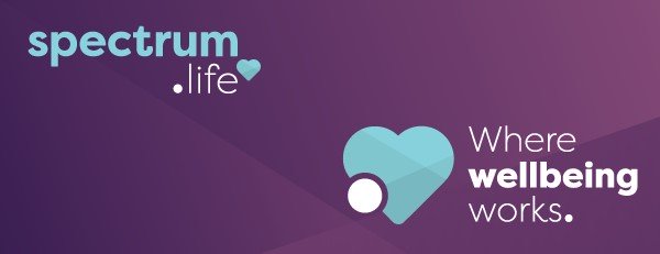 Spectrum Life logo with slogan 