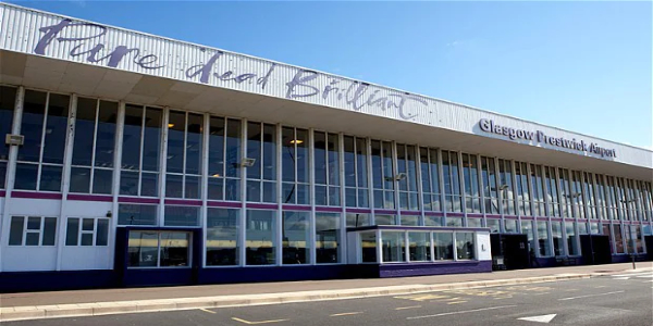 View of Prestwick Airport entrance