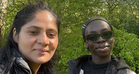 biodiversity officers in the outdoors