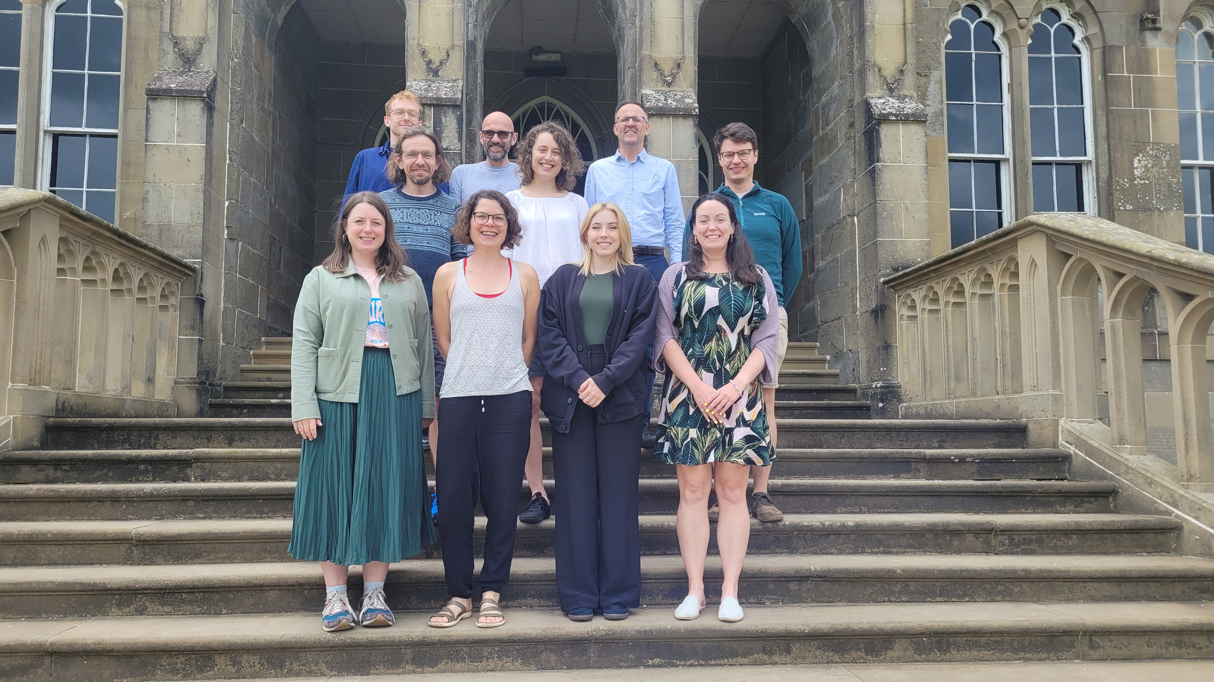 A photo of the active mobility hub team