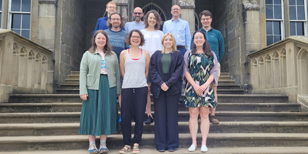 A photo of the active mobility hub team