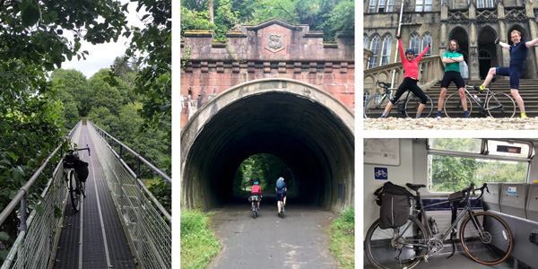 Photo collage of travel Ross priory by different participants. Images: various Hub members, compiled by James Bonner