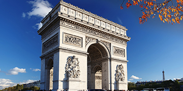 Arc de Triomphe, Paris, France