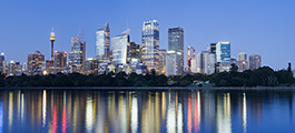 skyline of Sydney, Australia, business district